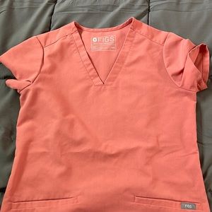 FIGS CORAL TOP